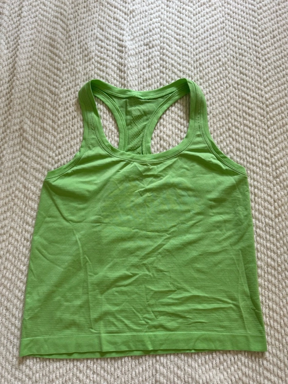 Lululemon Swiftly Tech Racerback Tank Top Lime Green Size M